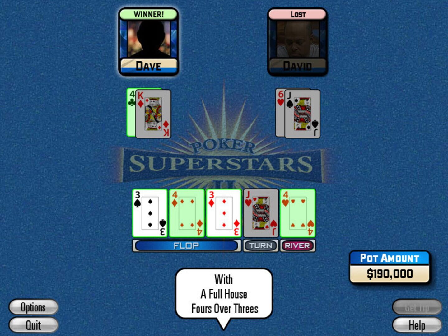 Screenshot for Poker Superstars II