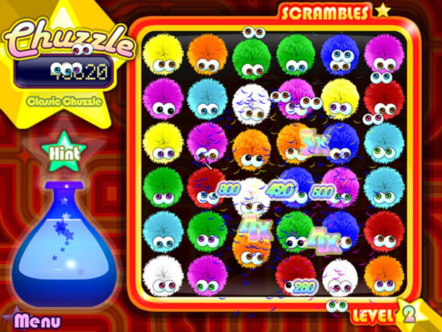 Screenshot for Chuzzle Deluxe