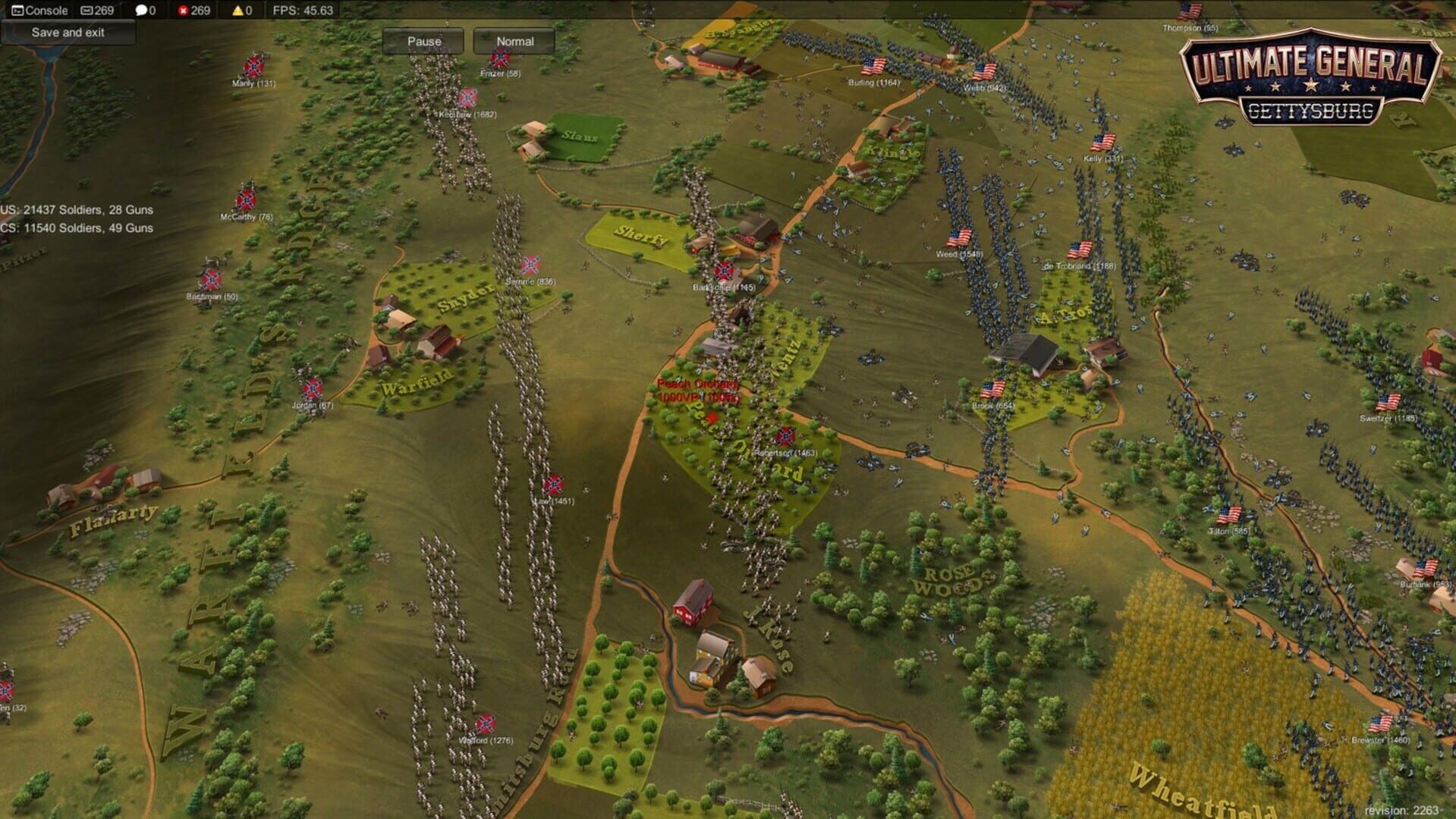 Screenshot for Ultimate General: Gettysburg