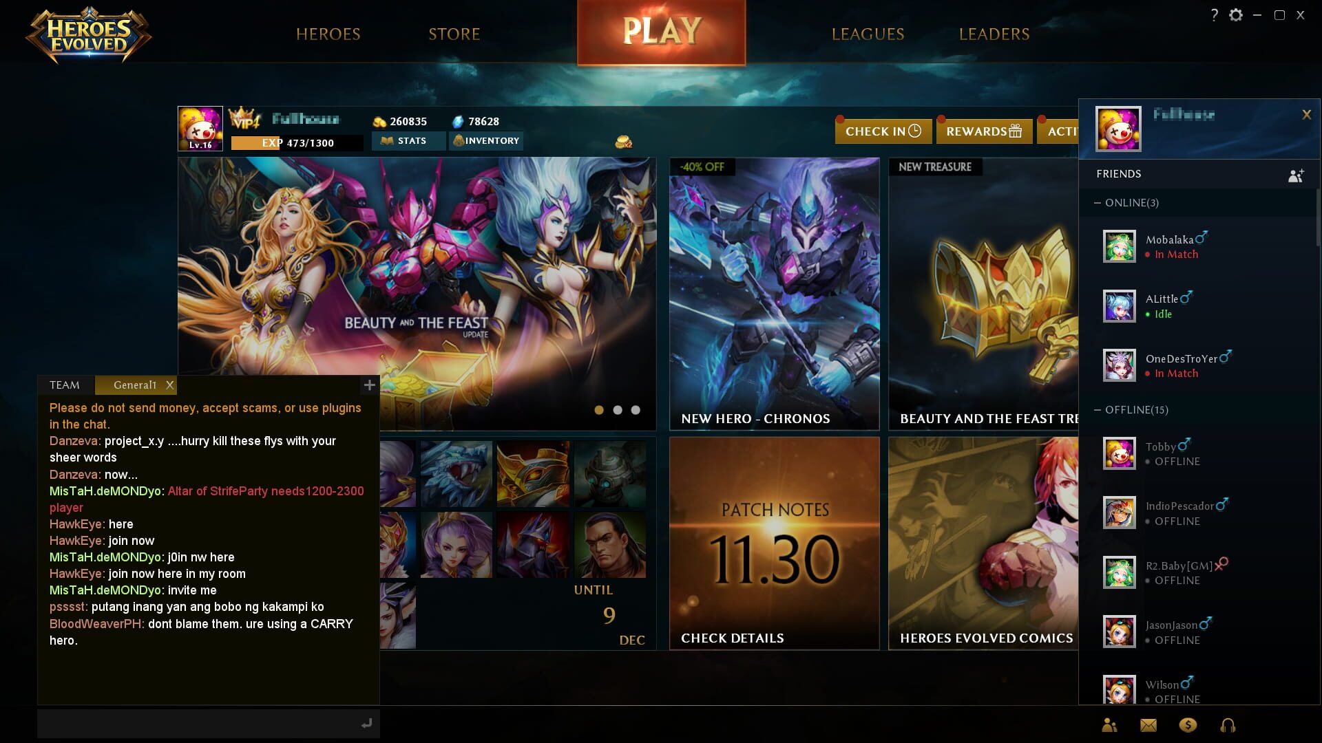 Screenshot for Heroes Evolved