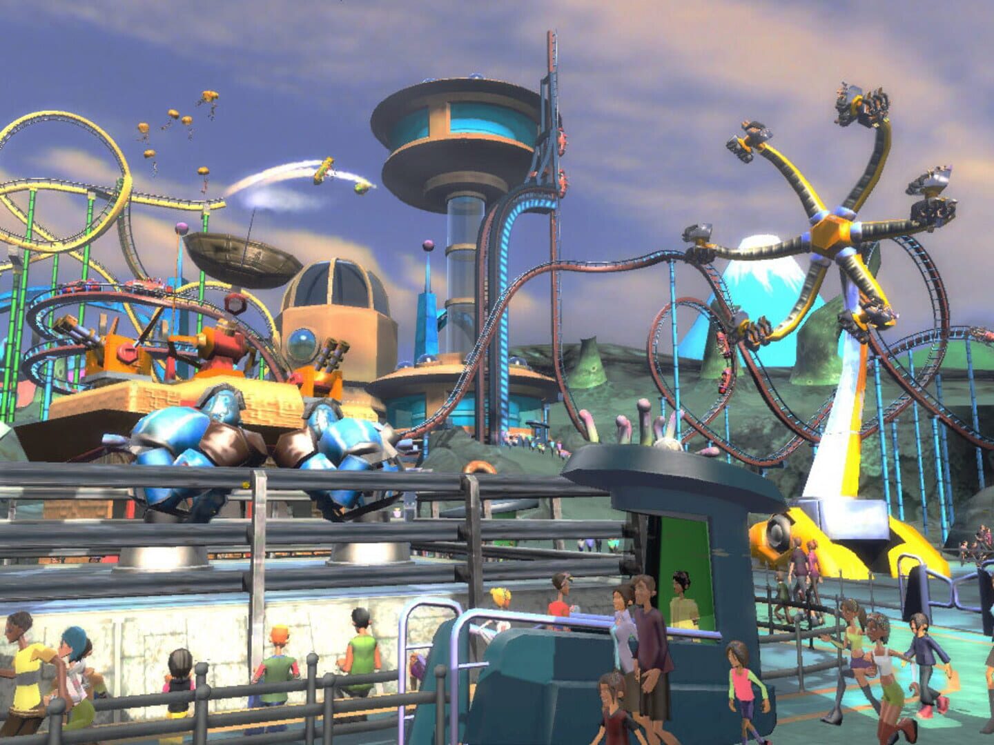 Screenshot for Thrillville: Off the Rails
