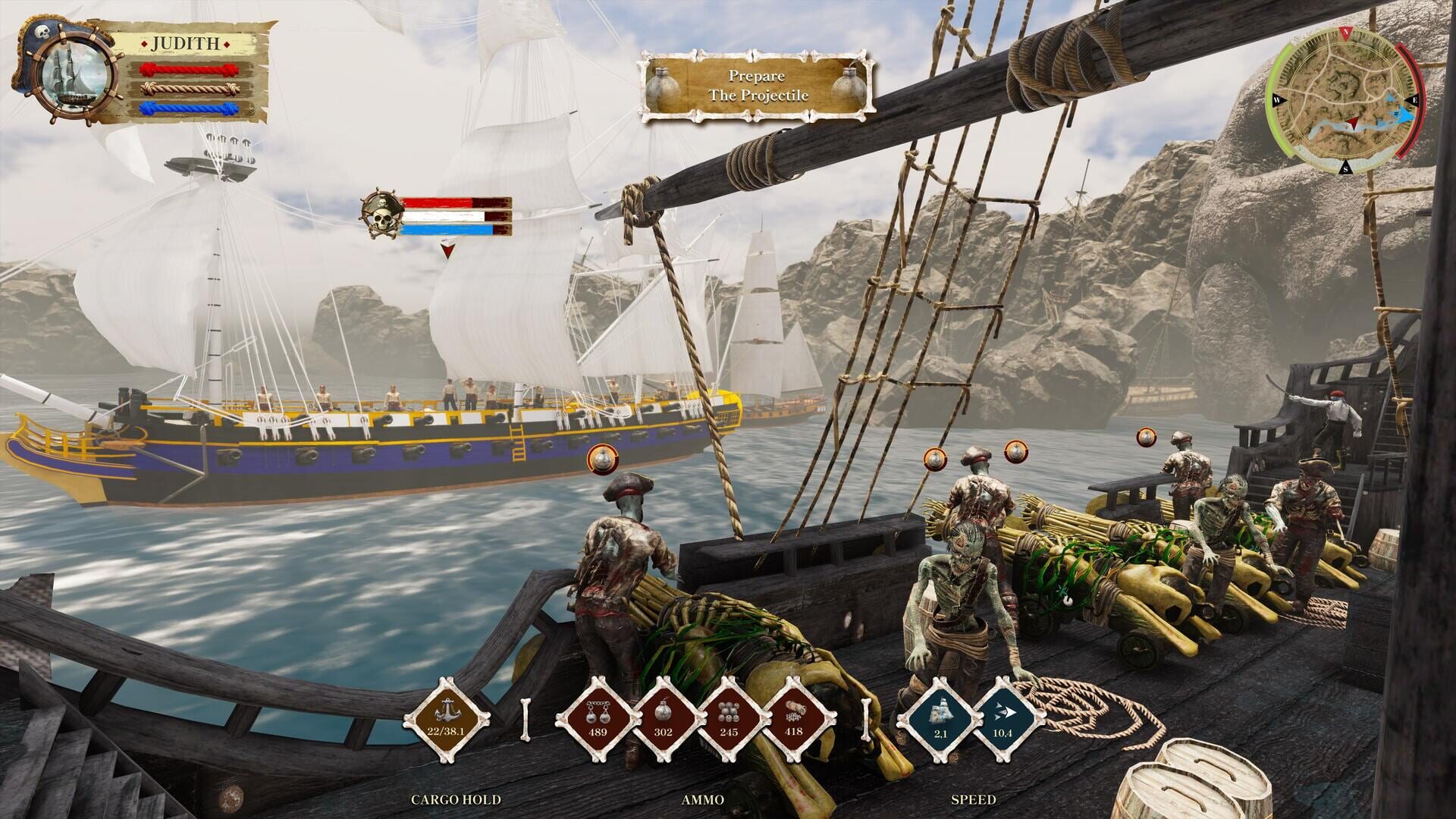 Screenshot for Pirate Simulator: Corsair Skull & Sails