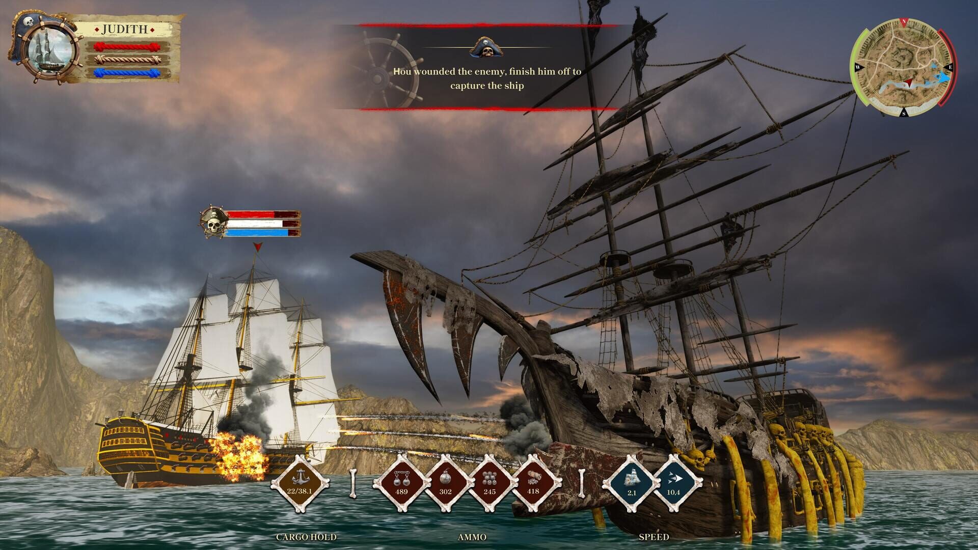 Screenshot for Pirate Simulator: Corsair Skull & Sails