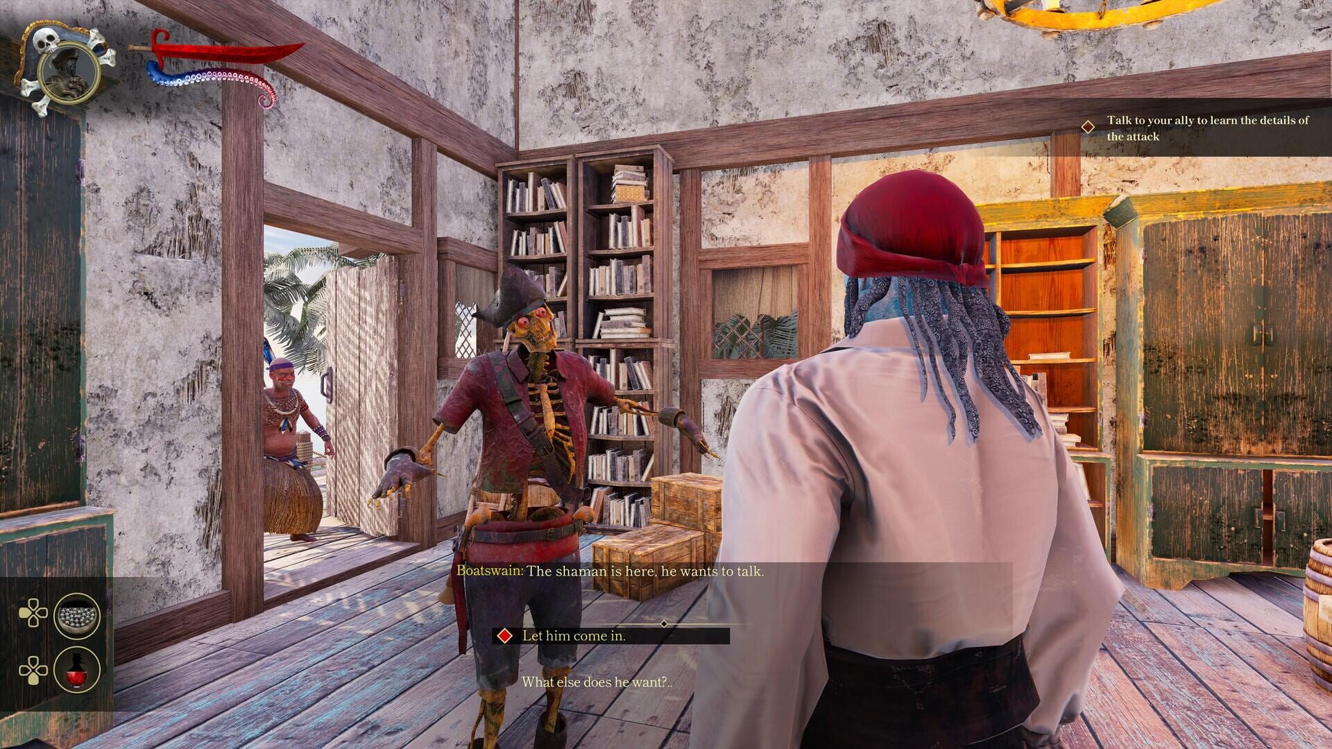 Screenshot for Pirate Simulator: Corsair Skull & Sails