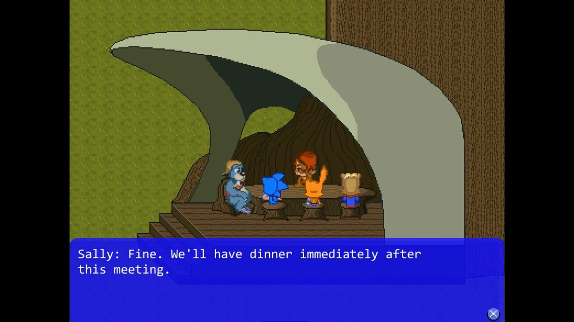 Screenshot for Sonic the Hedgehog RPG: In The Belly of The Beast