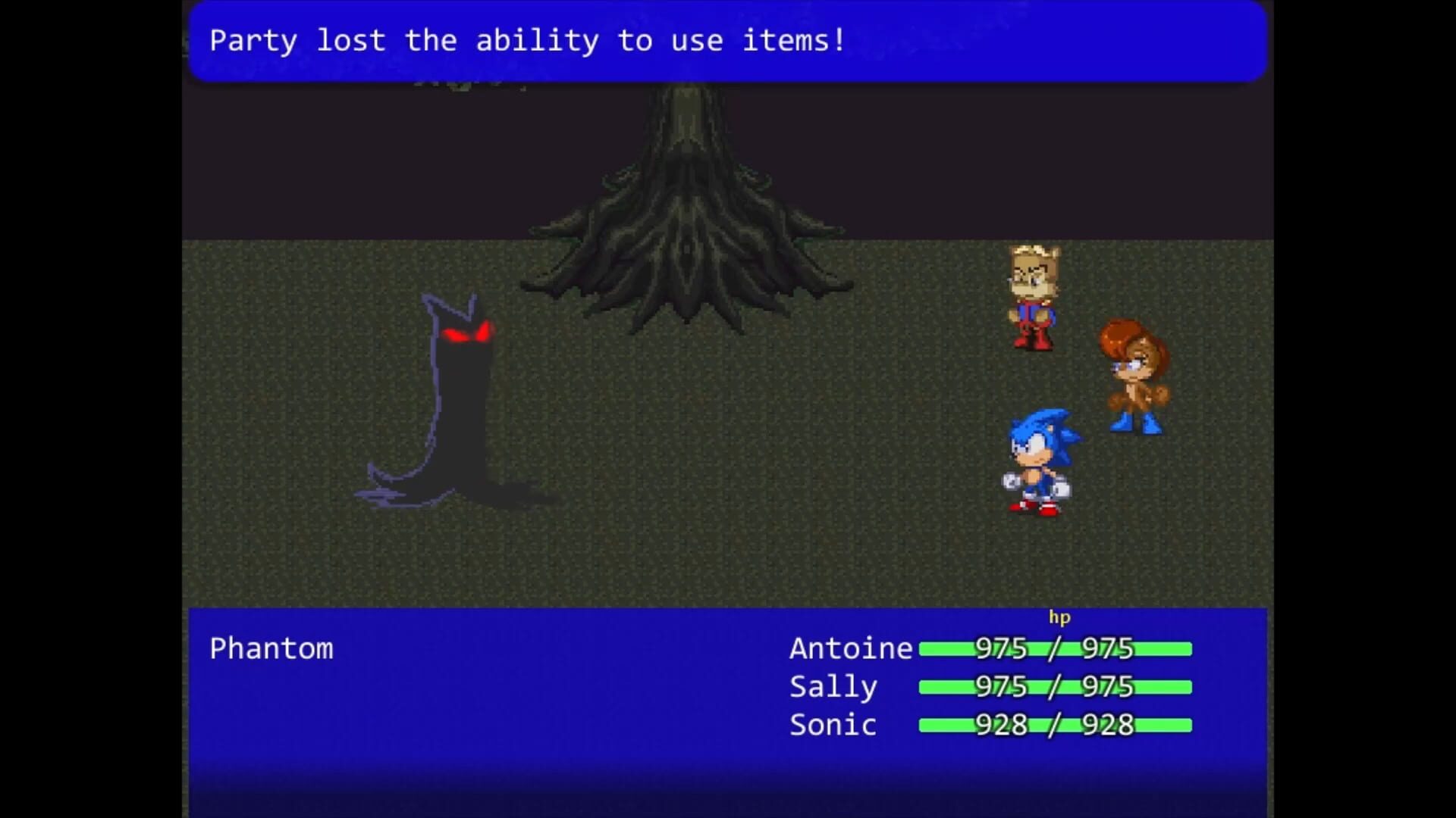 Screenshot for Sonic the Hedgehog RPG: Return to Iron Lock