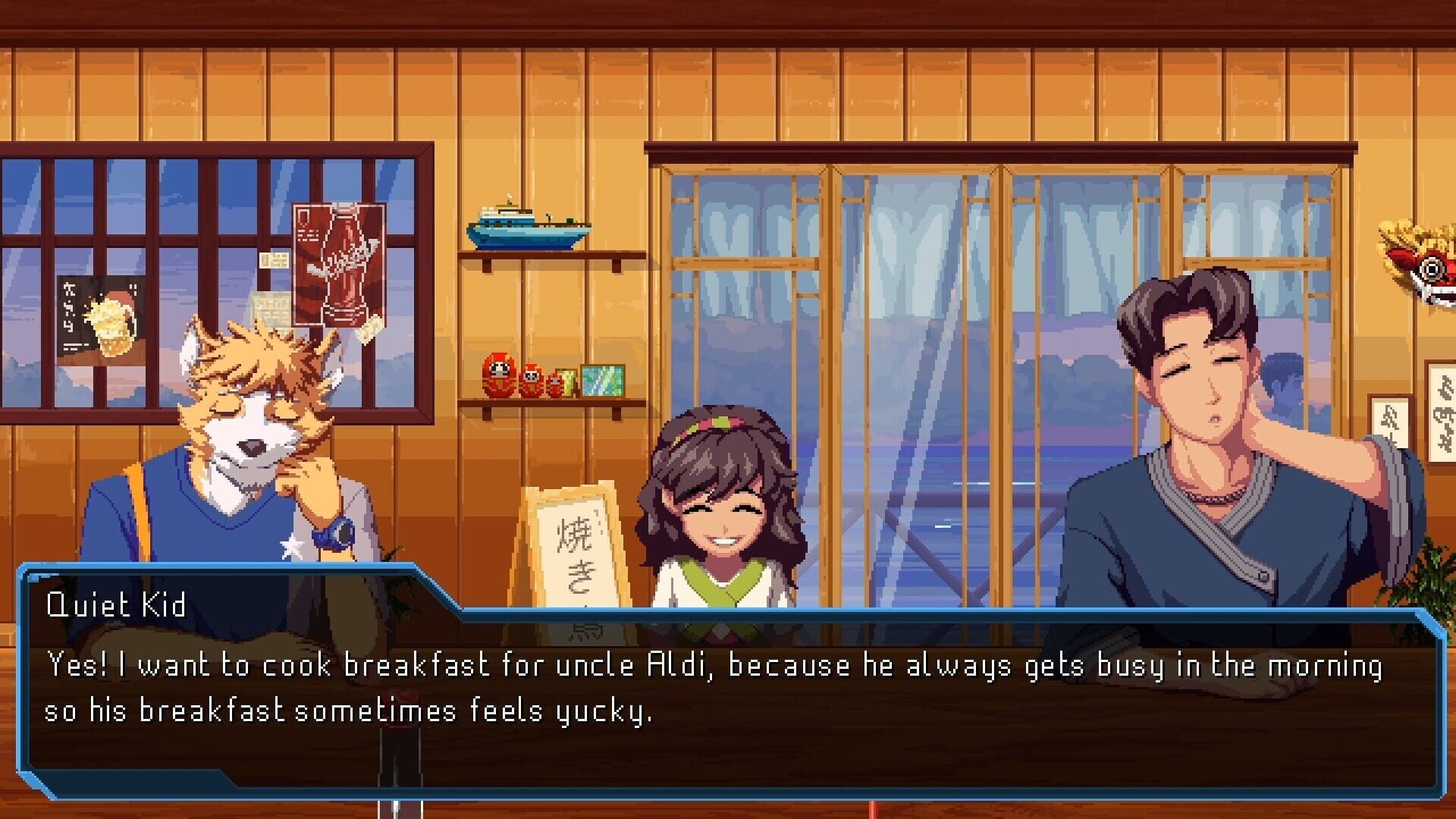 Screenshot for Afterglow Bytes: Reverie by the Shore