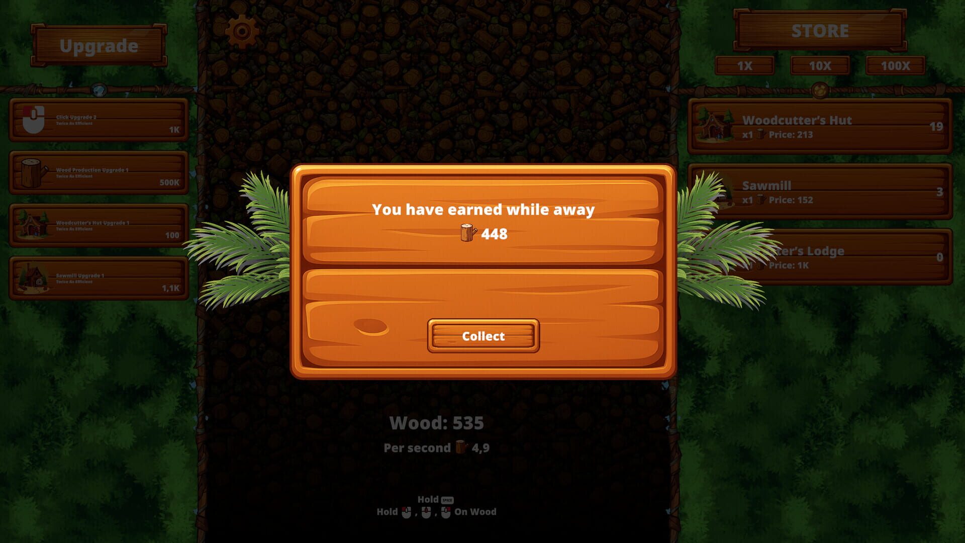 Screenshot for Wood Clicker