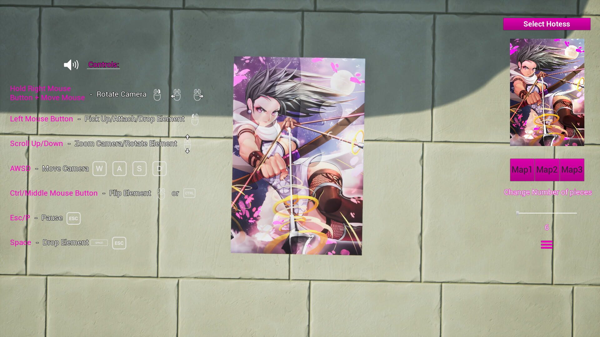 Screenshot for Anime Fantasy Jigsaw Puzzle 3D