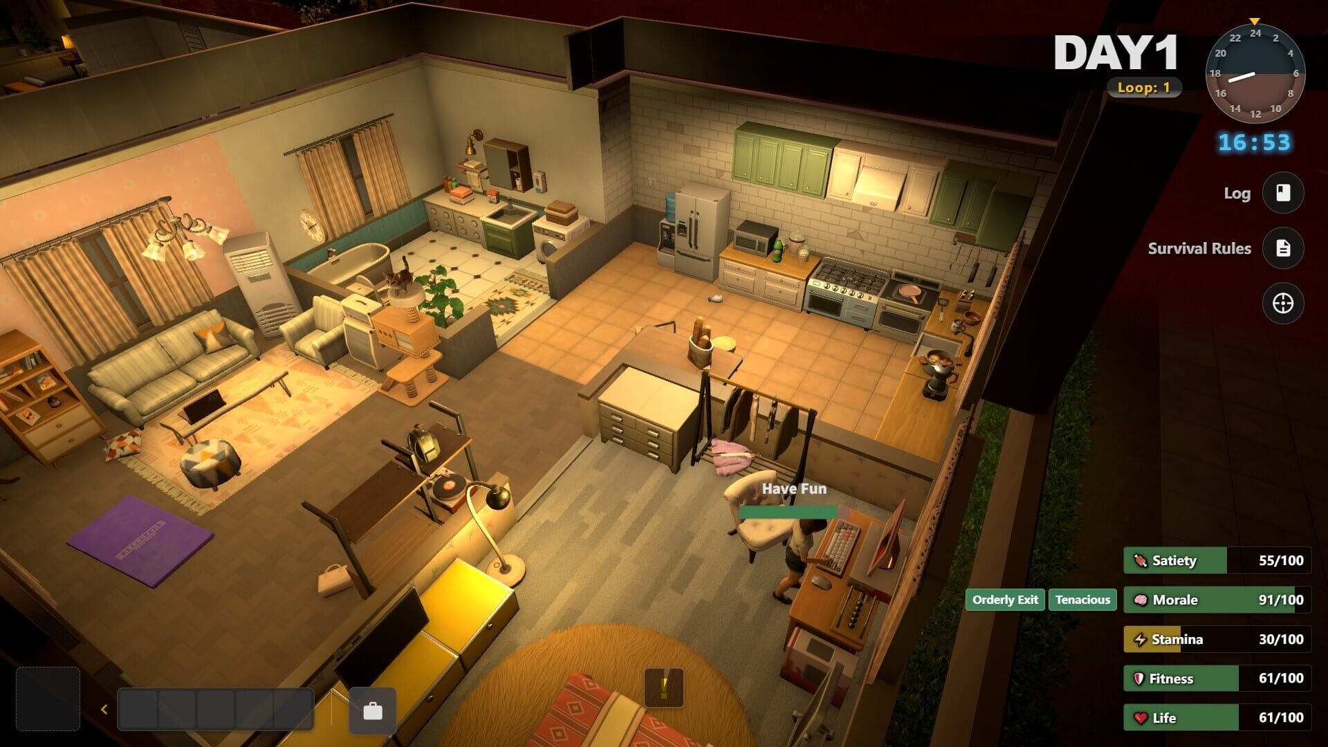 Screenshot for Survival Log
