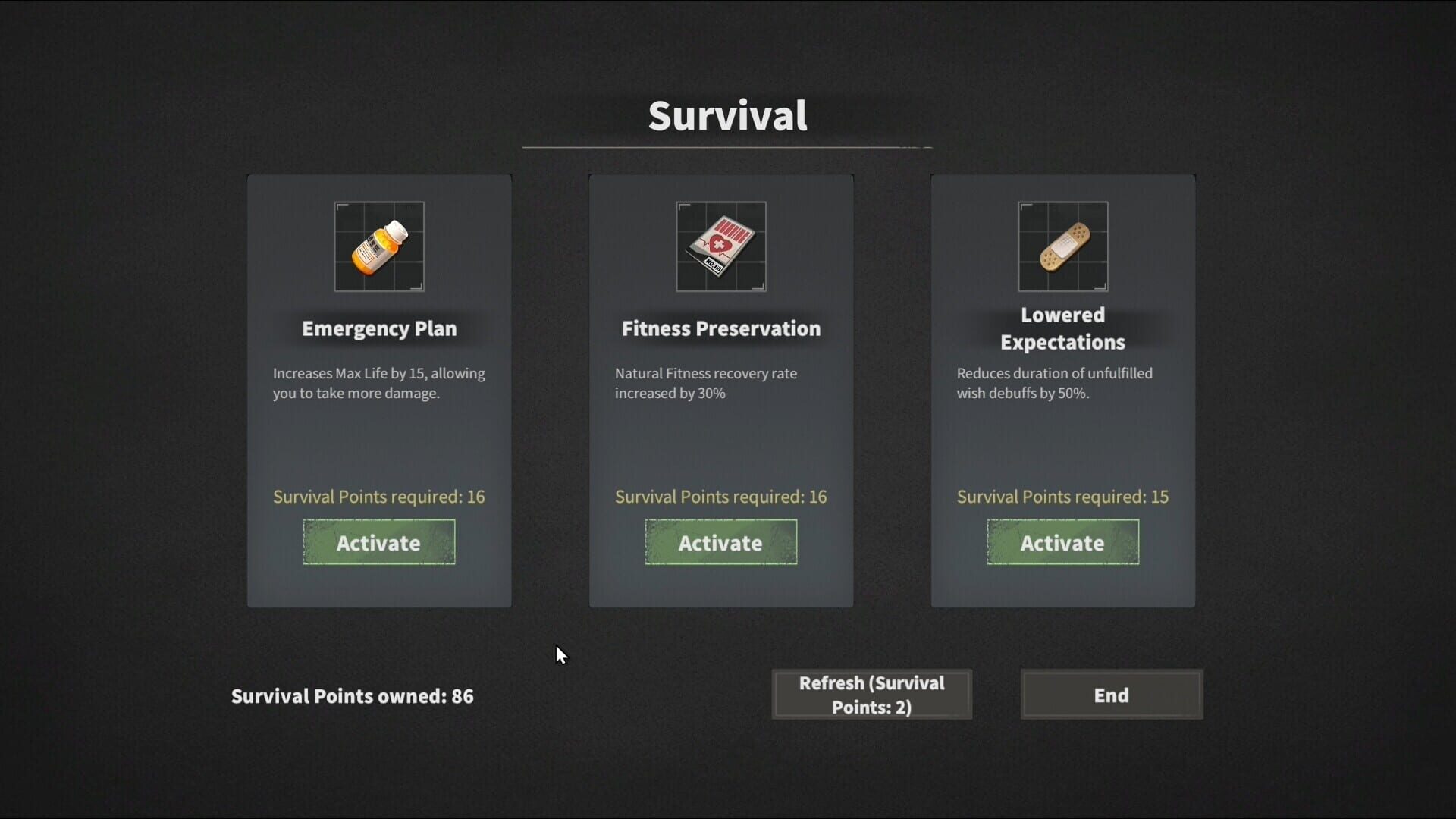 Screenshot for Survival Log
