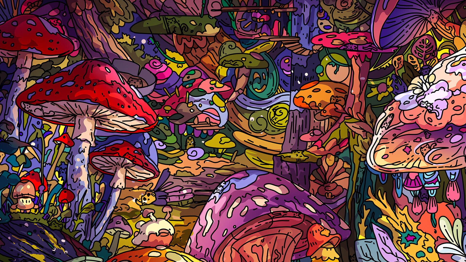 Screenshot for 100 Mushroom Cats