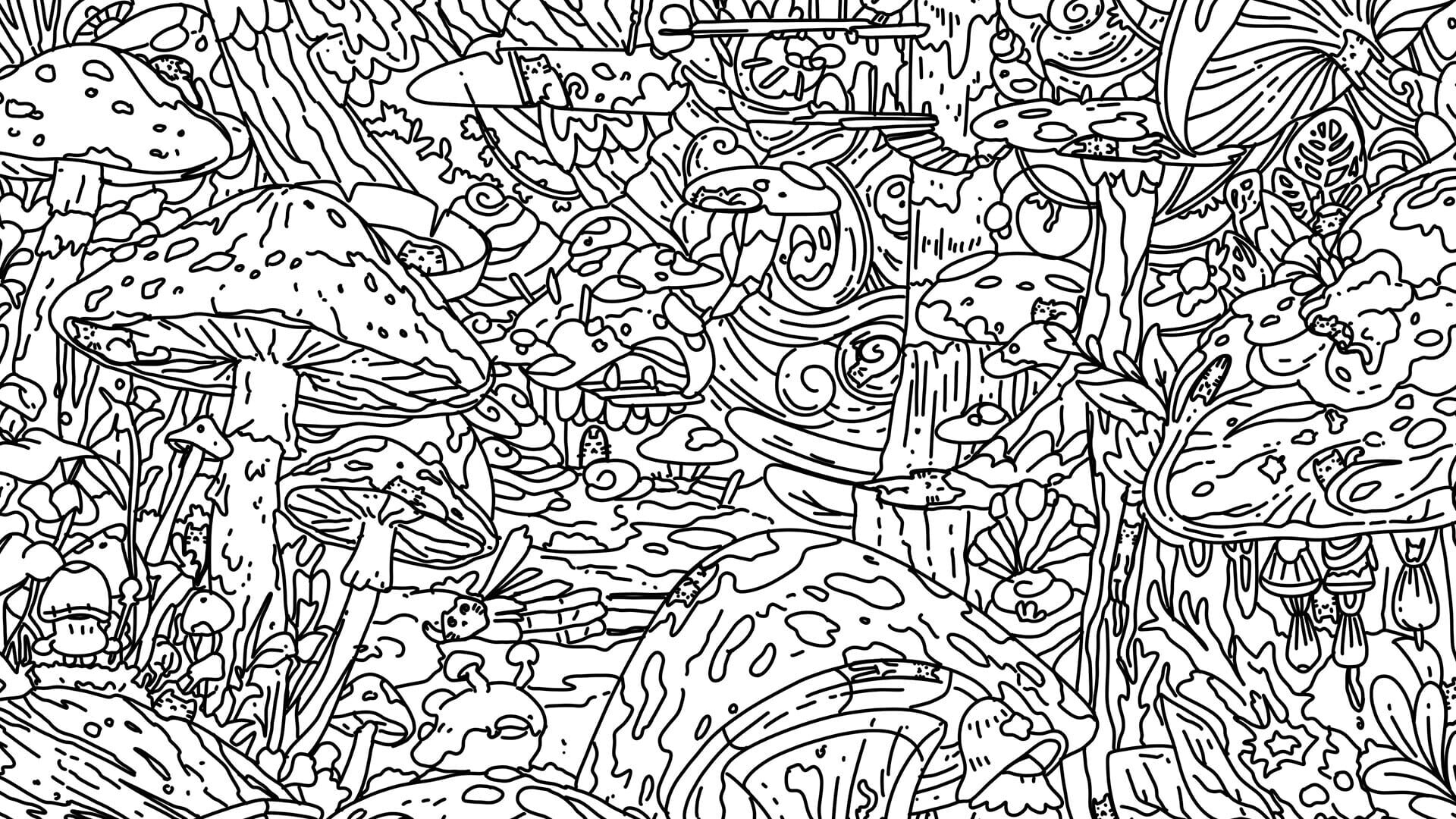 Screenshot for 100 Mushroom Cats