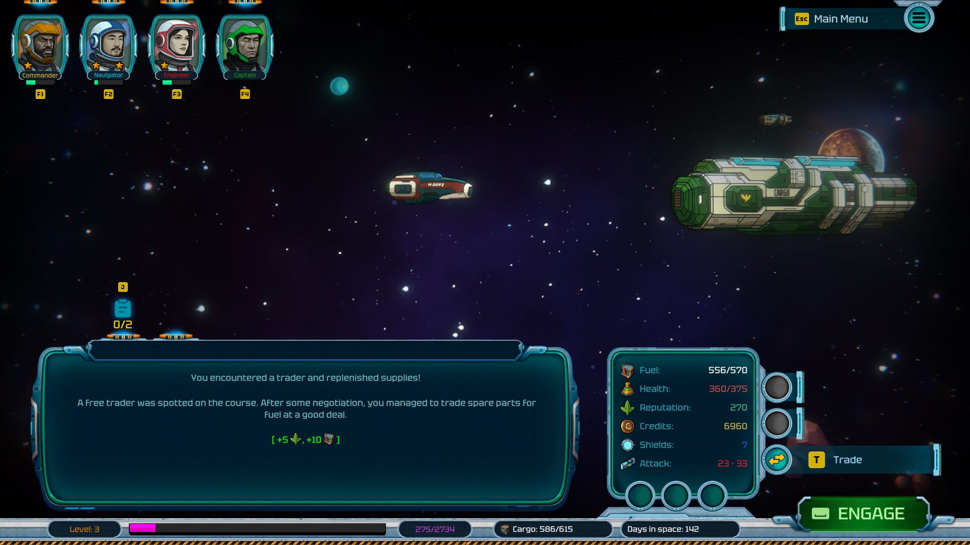 Screenshot for Stellar Freight: Endless Horizon