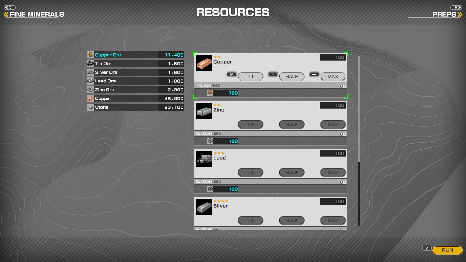 Screenshot for Minerals: Deep Core Mining