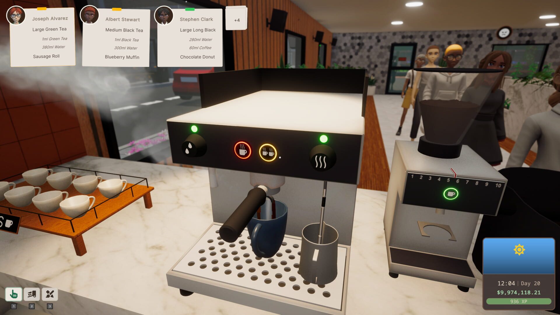 Screenshot for Cup and Counter: Coffee Shop Simulator