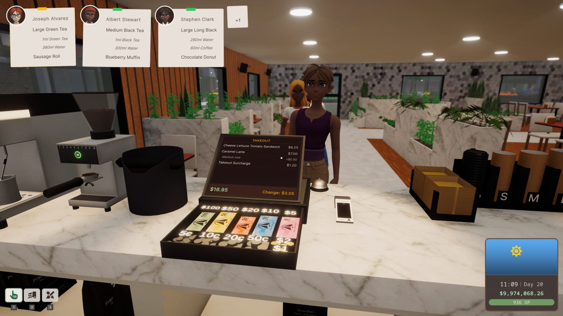 Screenshot for Cup and Counter: Coffee Shop Simulator