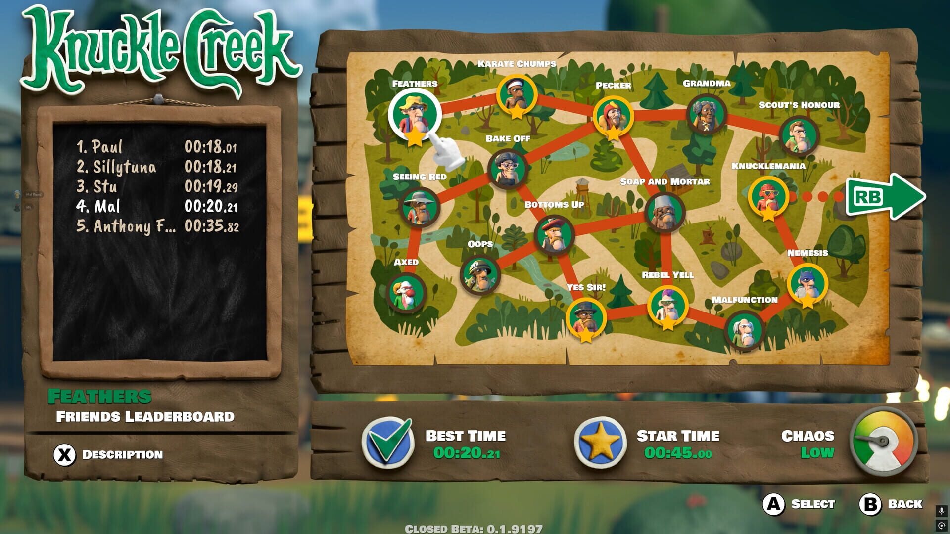 Screenshot for Knuckle Creek