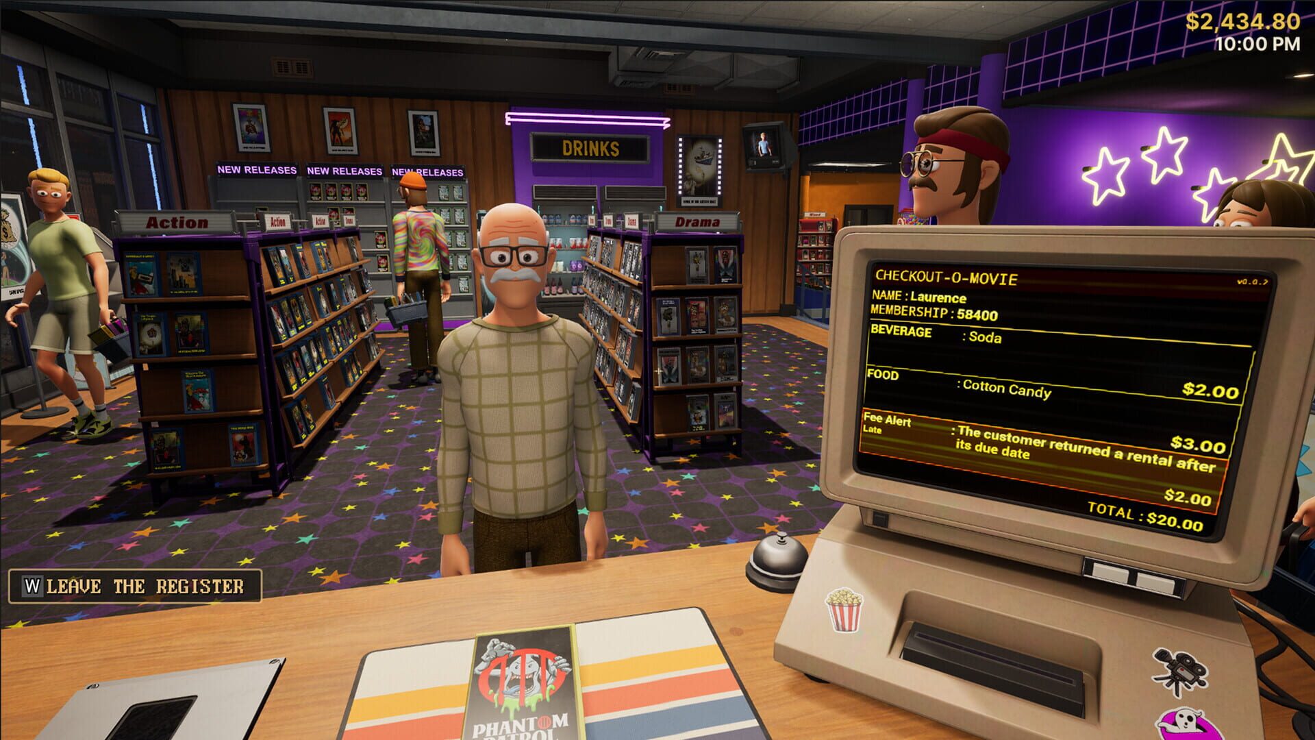 Screenshot for Retro Rewind: Video Store Simulator