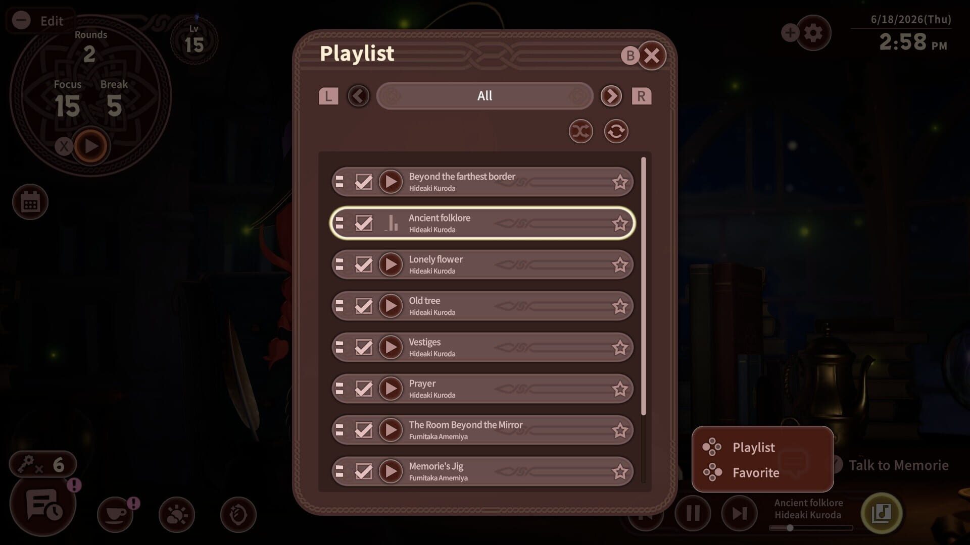 Screenshot for Memory of Memorie: A Chill Story