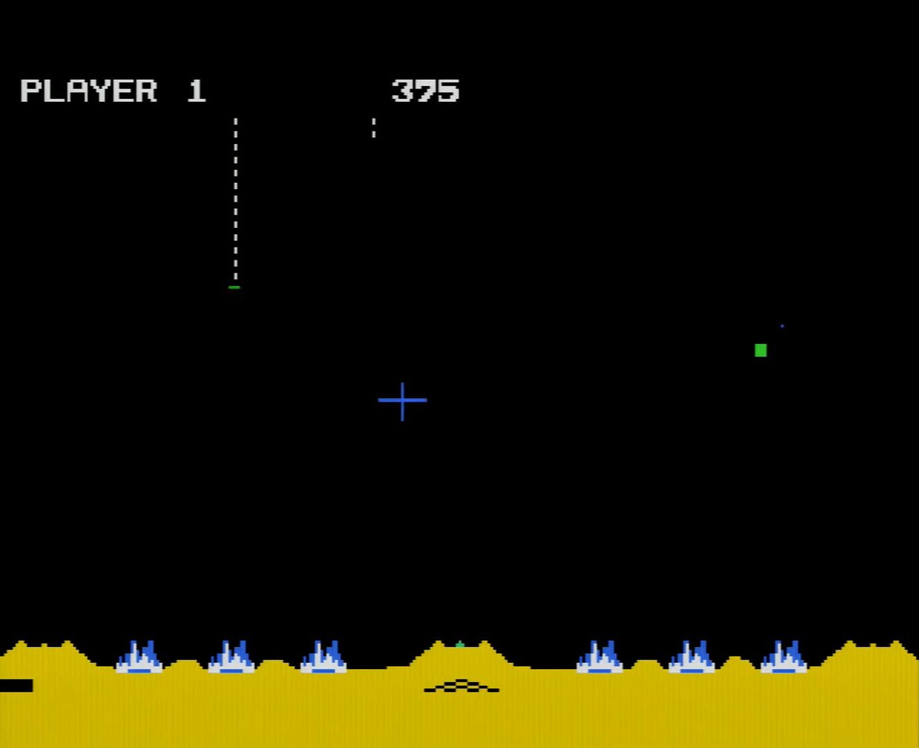Screenshot for Missile Command: Sega Version