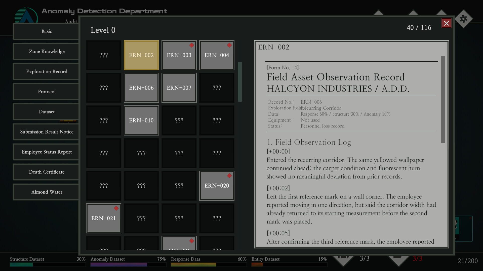 Screenshot for A.D.D. (Anomaly Detection Department)