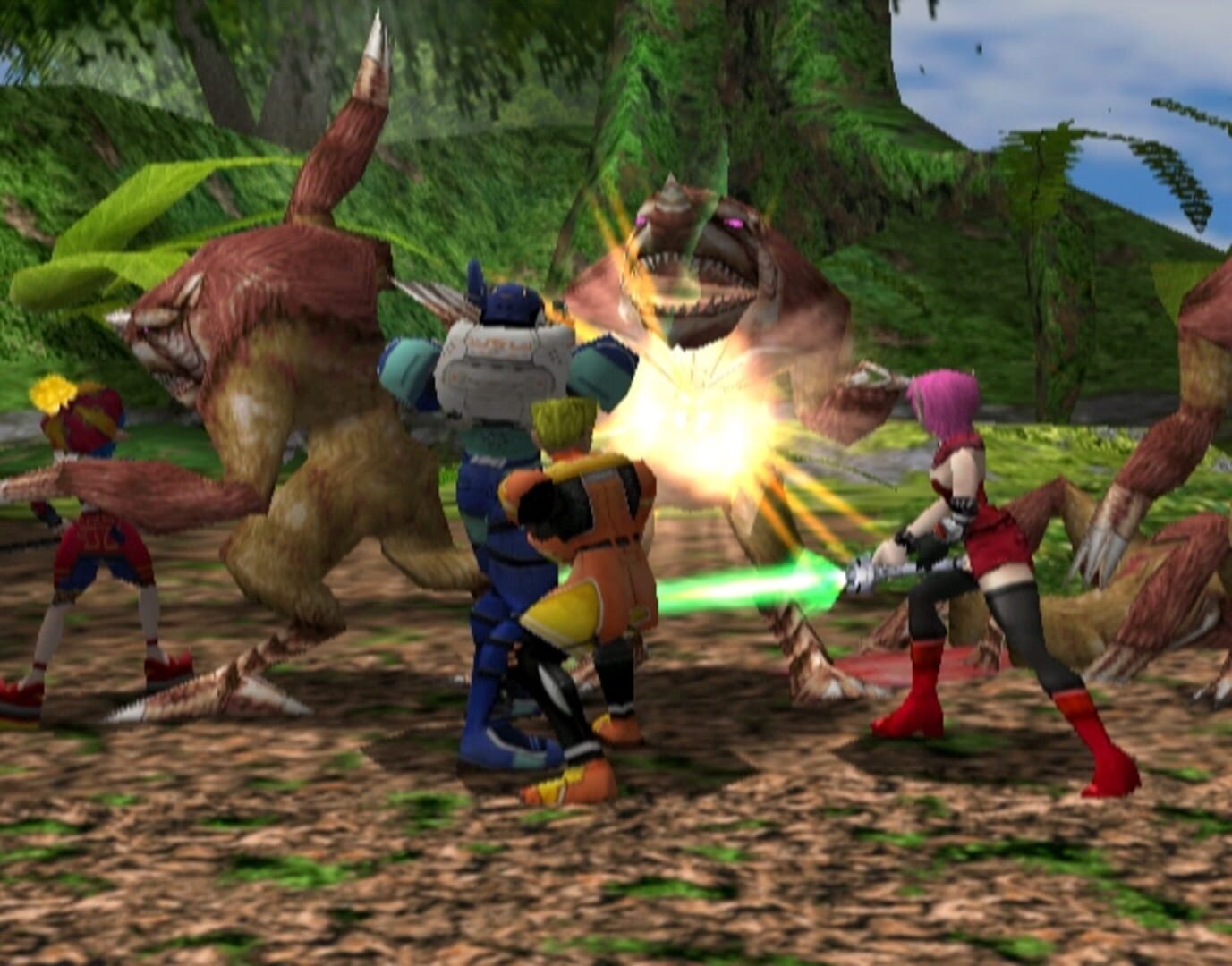 Screenshot for Phantasy Star Online