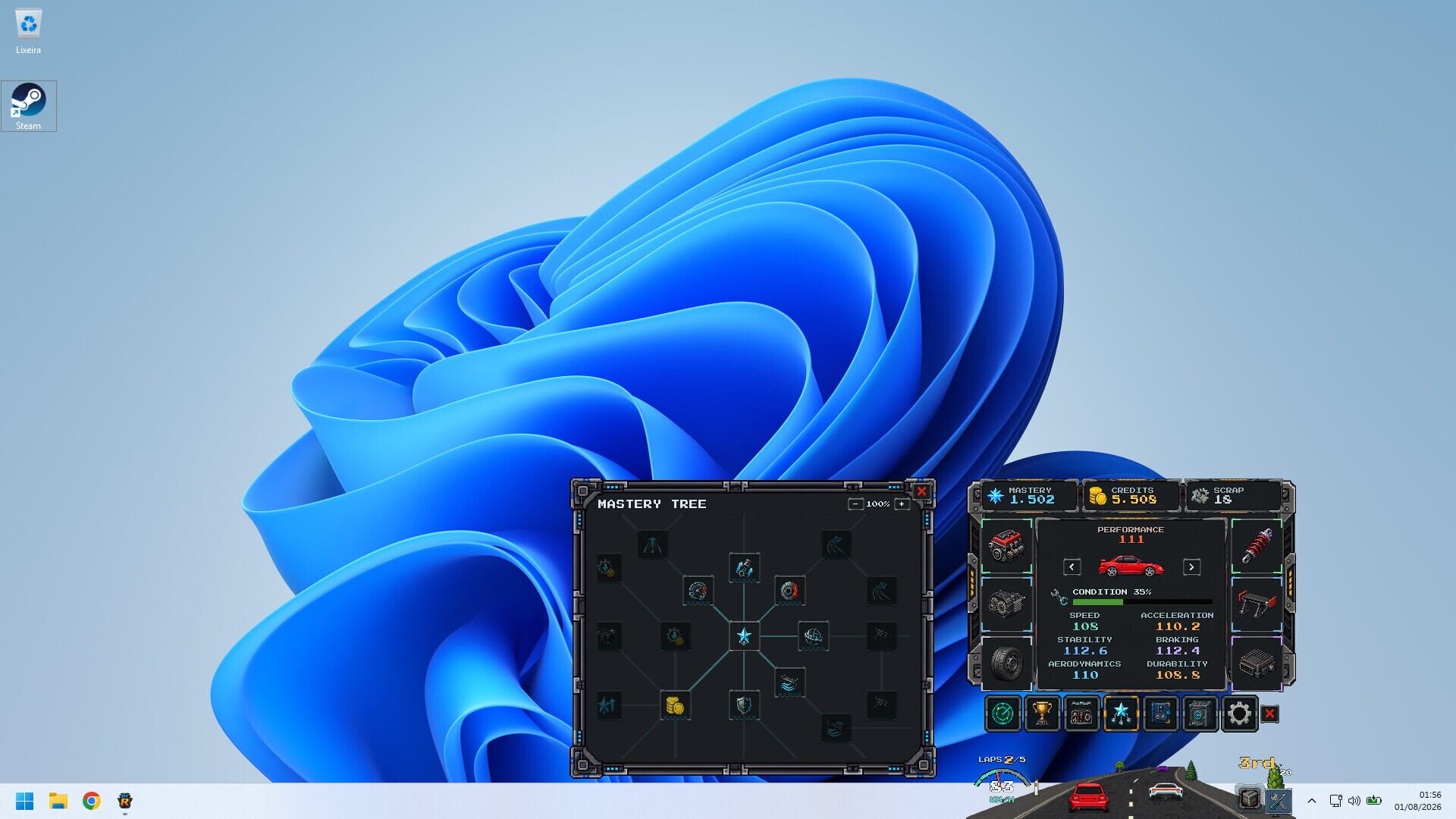Screenshot for Desk Top Racer