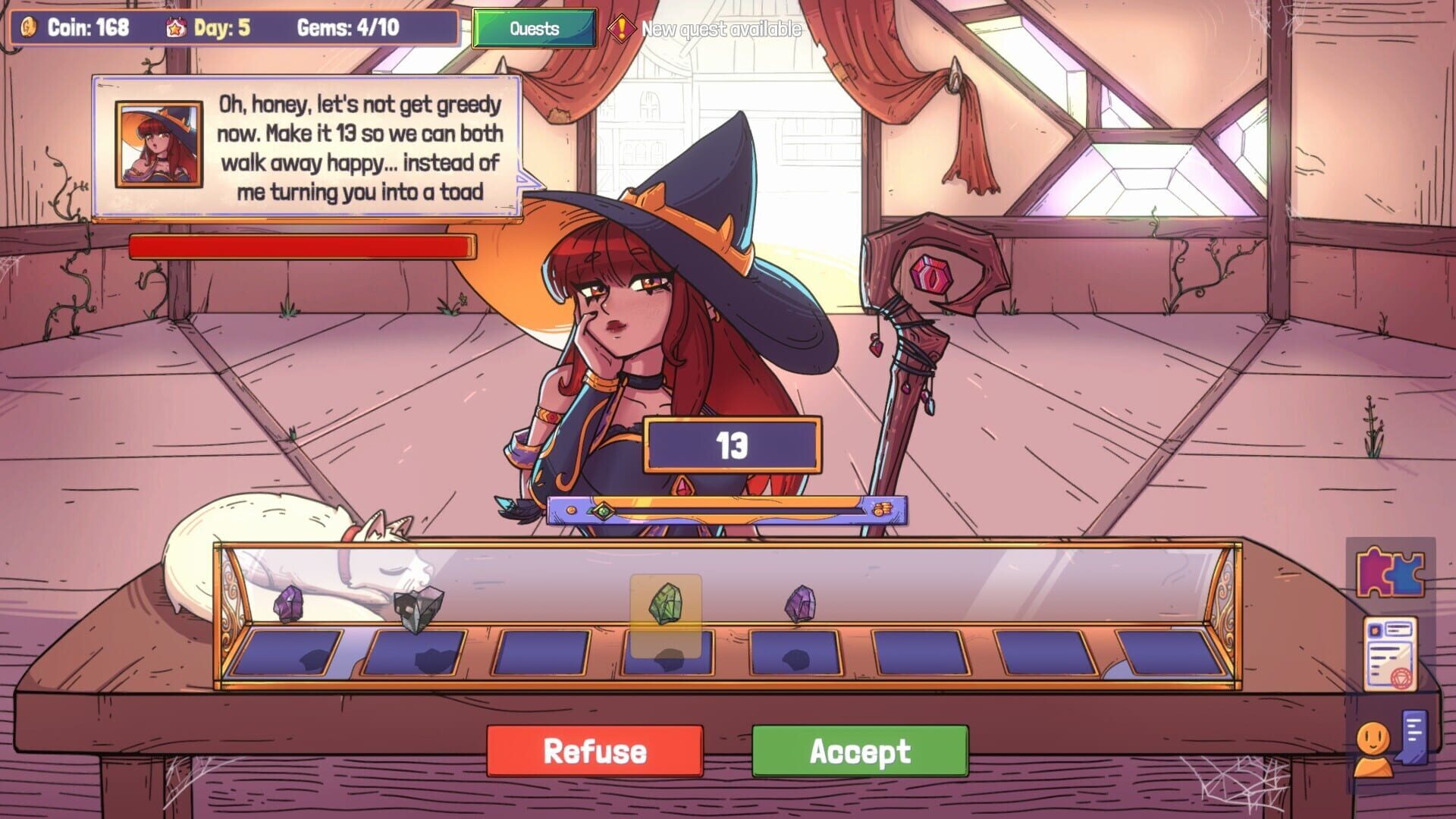 Screenshot for Gemmy Gems: A Cozy Shop Sim