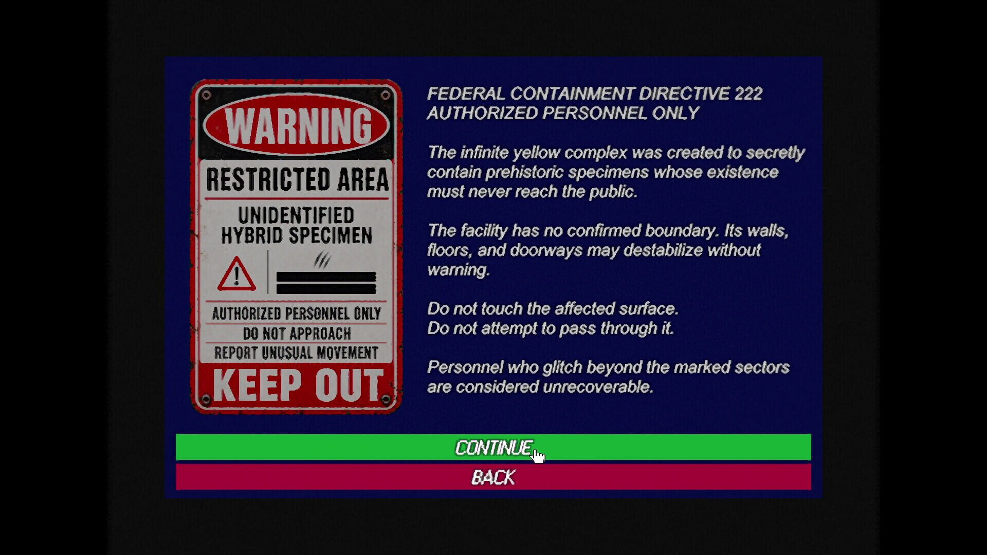 Screenshot for Backrooms: Primal