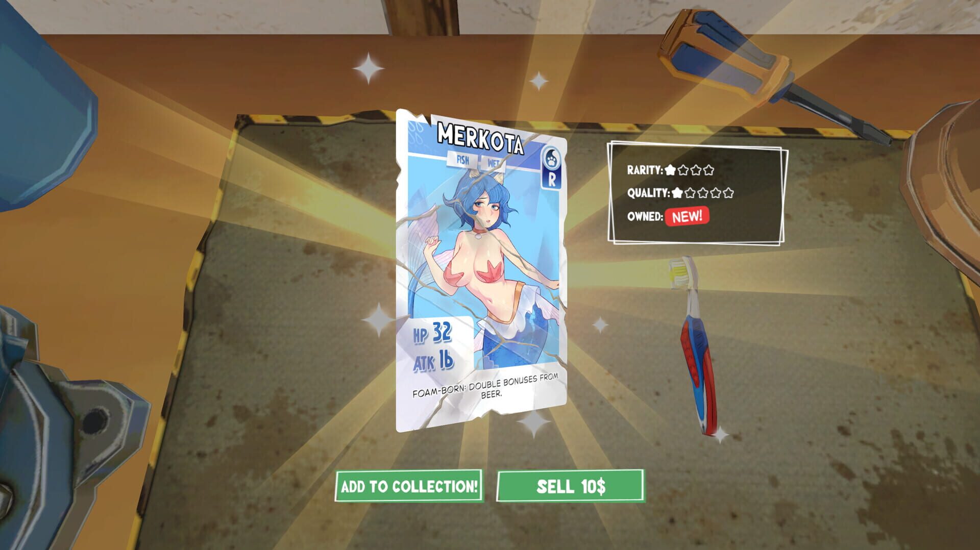 Screenshot for Kotamon: My Sis Found a Super-Rare Card in Her Cereal Box, so I Became a Garbage Man to Find the Entire Collection and Earn $1,000,000