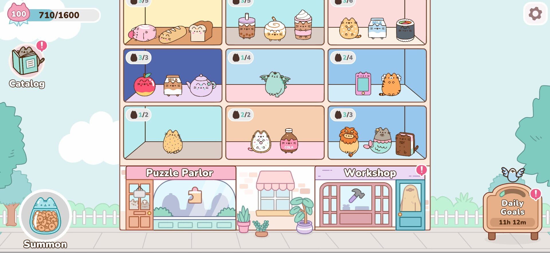 Screenshot for Pusheen's Place