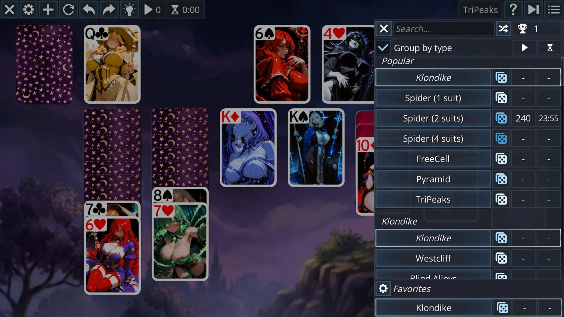 Screenshot for Lust Solitaire: Horny Cards