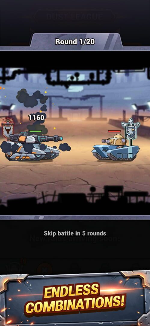 Screenshot for Steelborn: Tank Idle RPG