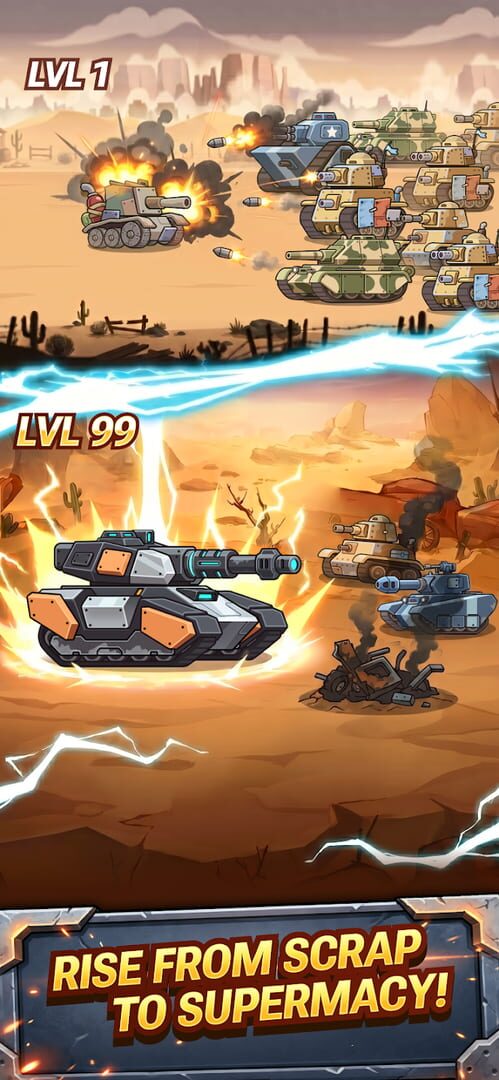 Screenshot for Steelborn: Tank Idle RPG