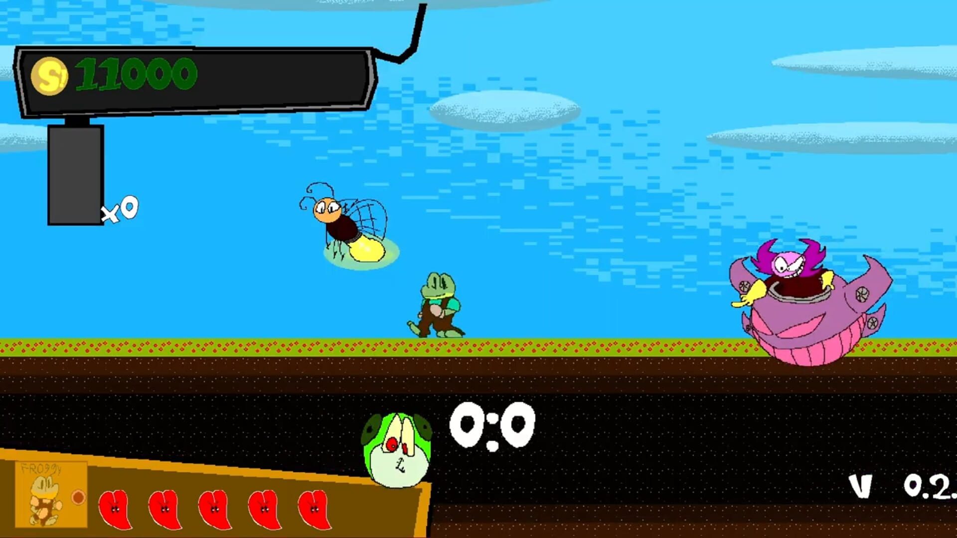 Screenshot for Froggy!