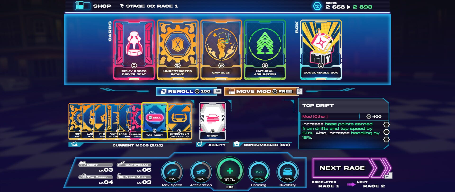 Screenshot for Driving Rogue