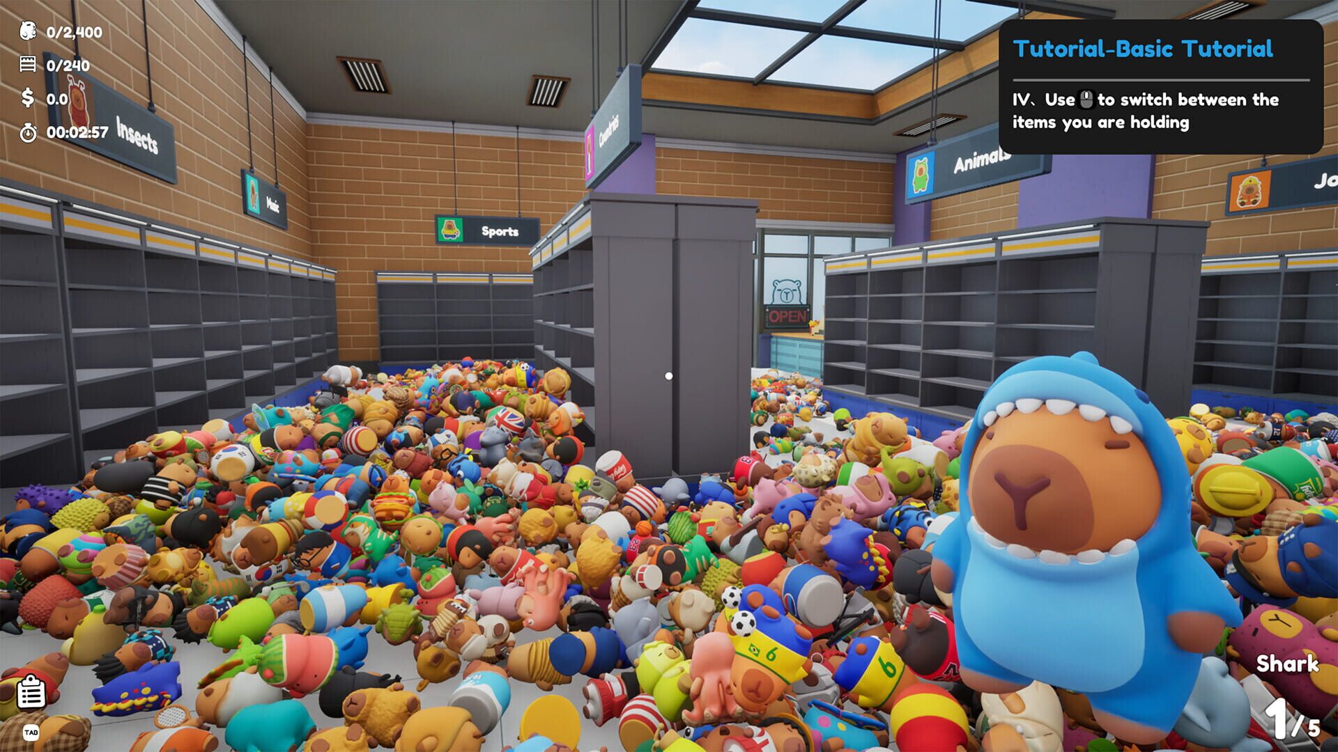 Screenshot for Sort the Capybaras