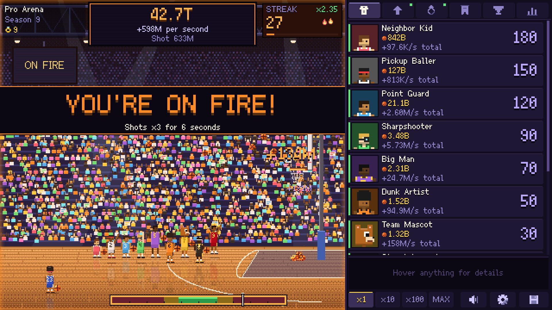 Screenshot for Idle Hoops