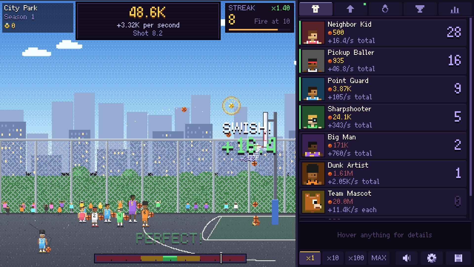 Screenshot for Idle Hoops
