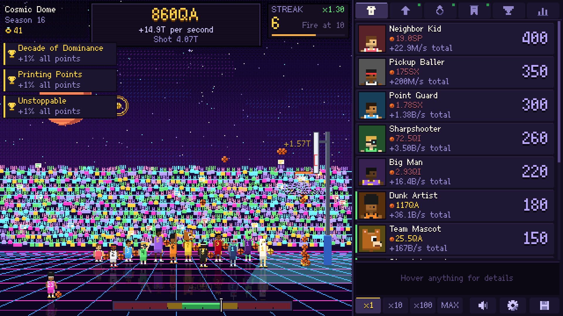 Screenshot for Idle Hoops
