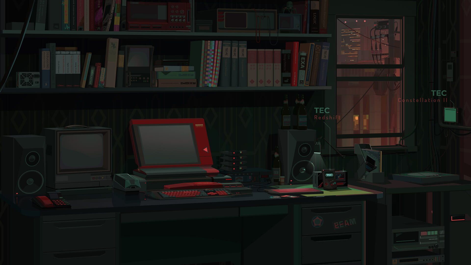 Screenshot for Exapunks: TEC Redshift Player