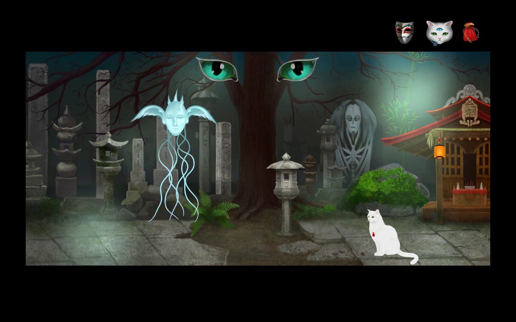 Screenshot for Cat and Ghostly Road