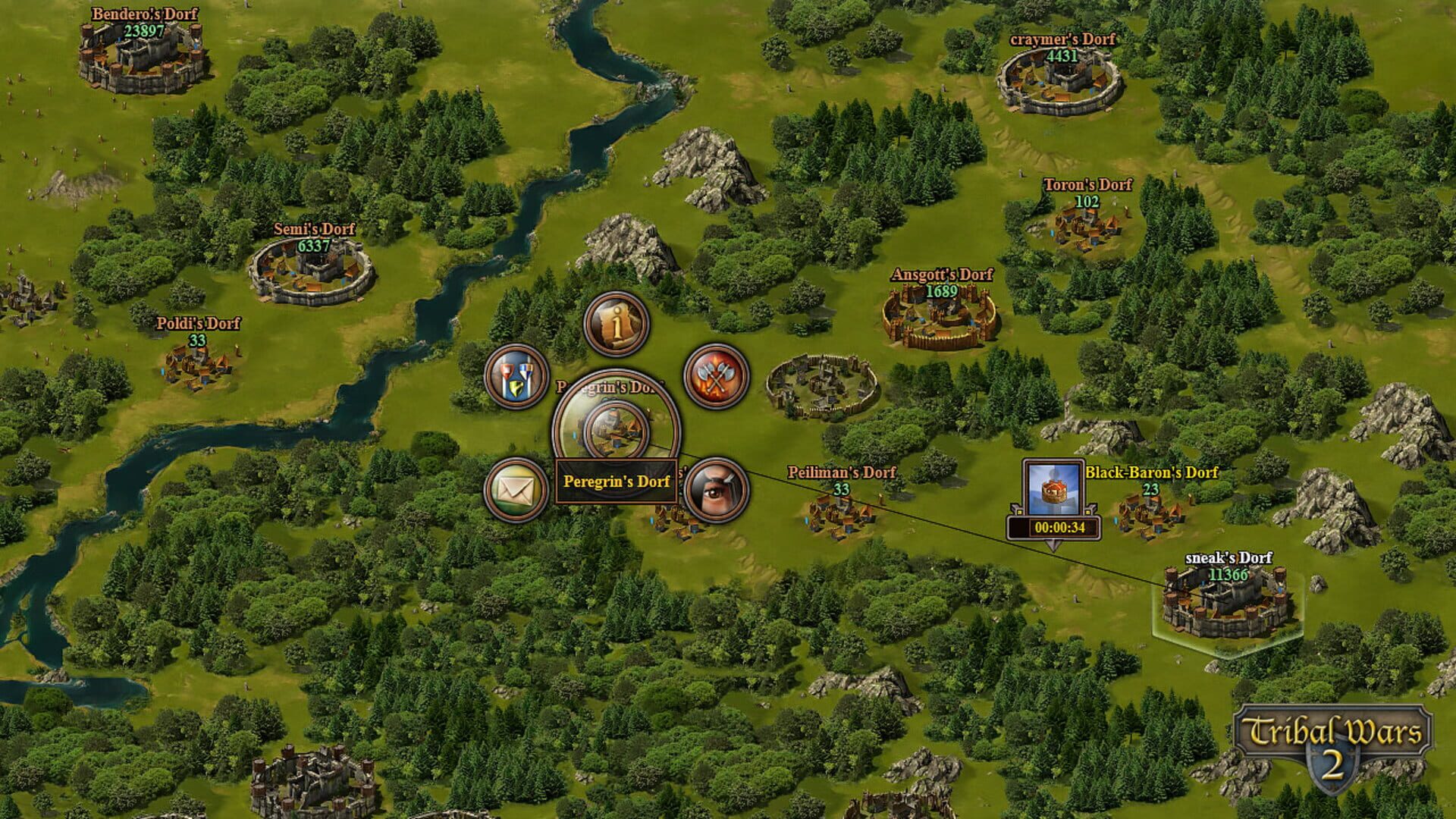 Screenshot for Tribal Wars 2