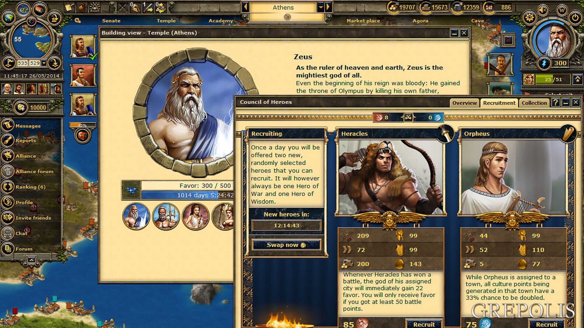 Screenshot for Grepolis