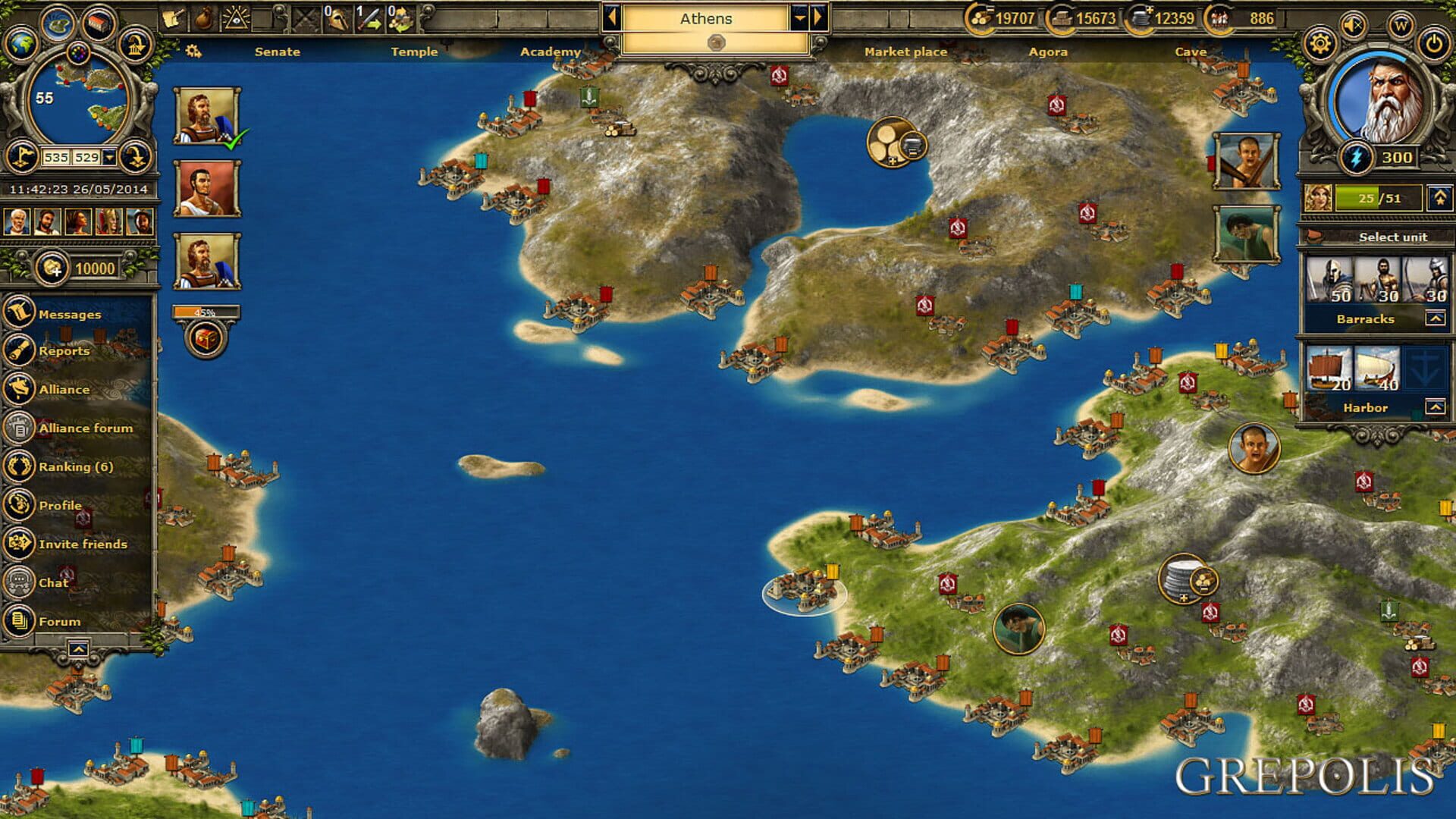 Screenshot for Grepolis