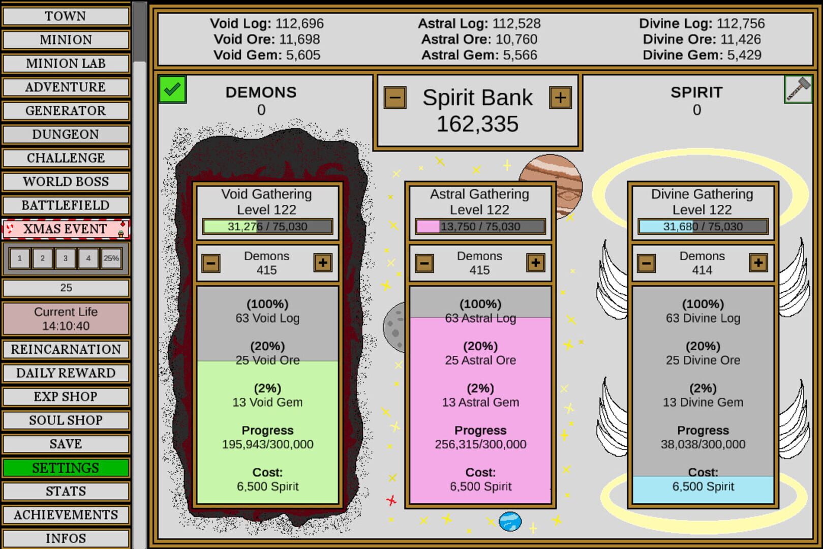 Screenshot for Wizard and Minion Idle