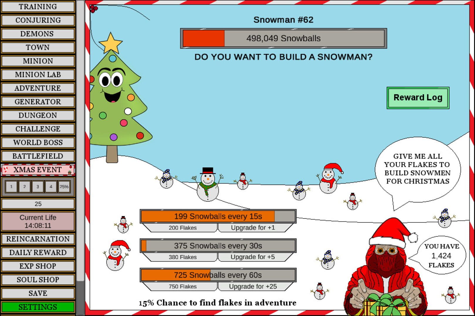 Screenshot for Wizard and Minion Idle