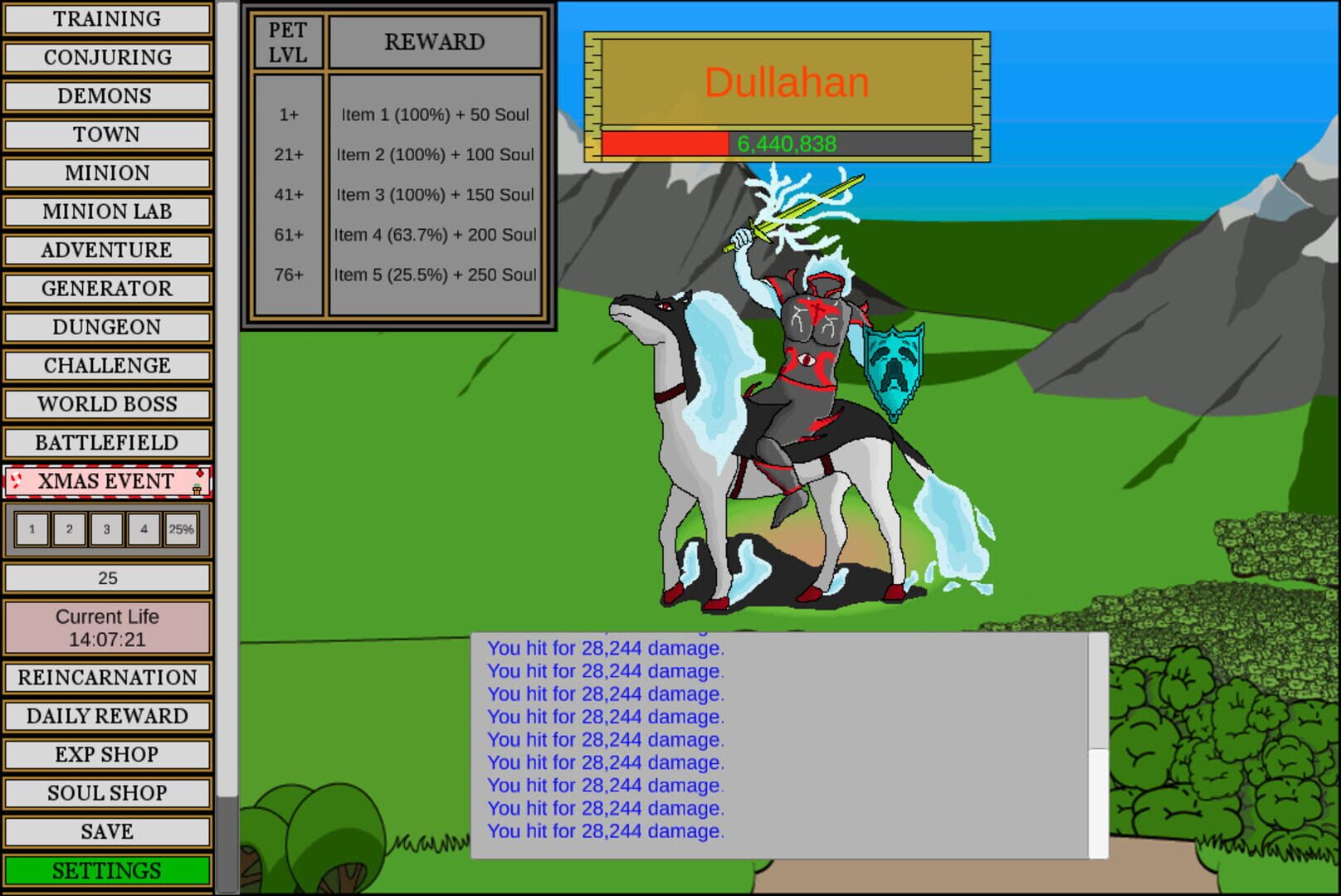 Screenshot for Wizard and Minion Idle