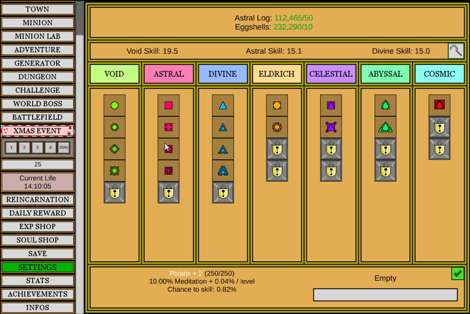 Screenshot for Wizard and Minion Idle